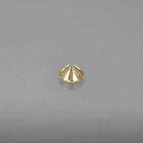 Diamant Champagne naturelle Coupe roude, 0.19 ct, VS