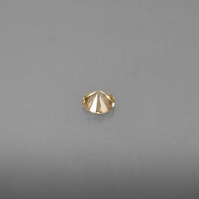 Diamant jaune naturelle coupe roude, 0,14 ct, VS
