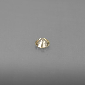 Diamant jaune naturelle coupe roude, 0,16 ct, VS