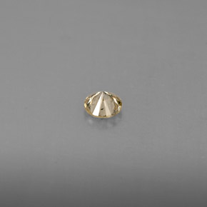 Diamant jaune naturelle coupe roude, 0,21 ct, VS