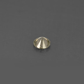 Diamant jaune naturelle coupe roude, 0,17 ct, VS
