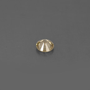 Diamant jaune naturelle coupe roude, 0,17 ct, VS