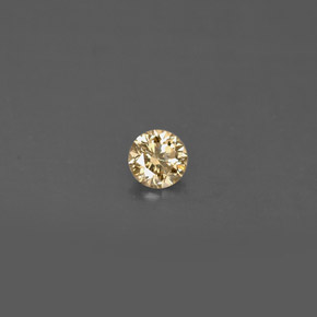 Diamant Brun naturelle Coupe roude, 0.14 ct, VS