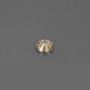 Diamant marron naturelle coupe roude, 0,16 ct, VS