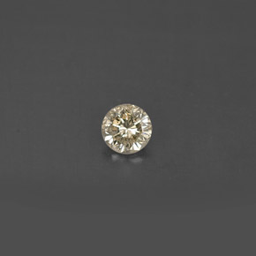 Diamant jaune naturelle coupe roude, 0,16 ct, VS