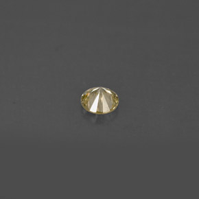 Diamant Champagne naturelle Coupe roude, 0.15 ct, VS