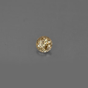 Diamant Champagne naturelle Coupe roude, 0.16 ct, VS