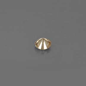 Diamant Champagne naturelle Coupe roude, 0.16 ct, VS