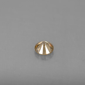 Diamant Champagne naturelle Coupe roude, 0.23 ct, VS