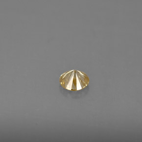 Diamant jaune naturelle coupe roude, 0,19 ct, VS
