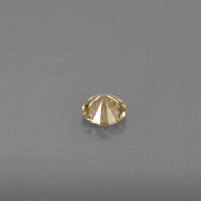 Diamant jaune naturelle coupe roude, 0,22 ct, VS