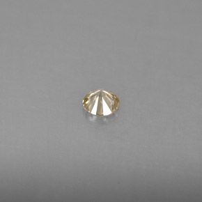 Diamant jaune naturelle coupe roude, 0,15 ct, VS