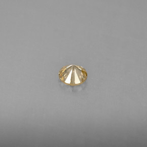 Diamant jaune naturelle coupe roude, 0,17 ct, VS