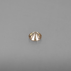 Diamant jaune naturelle coupe roude, 0,16 ct, VS