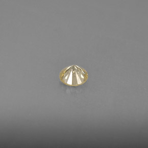 Diamant jaune naturelle coupe roude, 0,18 ct, VS