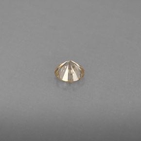 Diamant Champagne naturelle Coupe roude, 0.23 ct, VS
