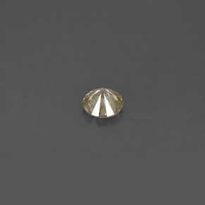 Diamant Champagne naturelle Coupe roude, 0.17 ct, VS