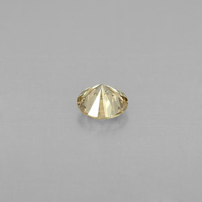 Diamant jaune naturelle coupe roude, 0,23 ct, VS