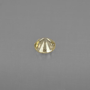 Diamant champagne naturelle coupe roude, 0,22 ct, VS