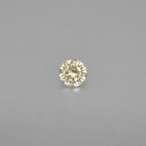Diamant jaune naturelle coupe roude, 0,17 ct, VS