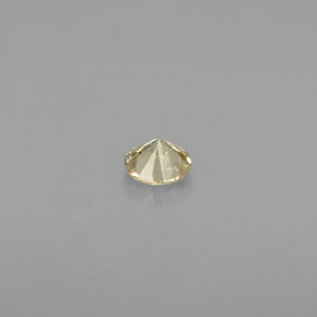 Diamant jaune naturelle coupe roude, 0,20 ct, VS