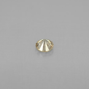 Diamant Champagne naturelle Coupe roude, 0.20 ct, VS