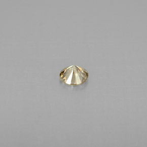 Diamant Cognac chic naturelle Coupe roude, 0.16 ct, VS