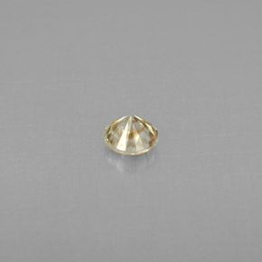 Diamant jaune naturelle coupe roude, 0,22 ct, VS