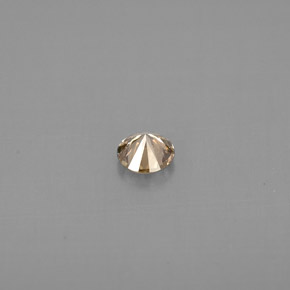 Diamant jaune naturelle coupe roude, 0,17 ct, VS