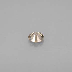 Diamant jaune naturelle coupe roude, 0,23 ct, VS