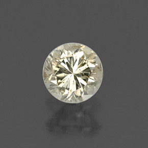 Diamant jaune naturelle coupe roude, 0,23 ct, VS