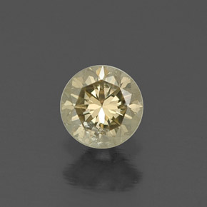 Diamant jaune naturelle coupe roude, 0,23 ct, VS-SI