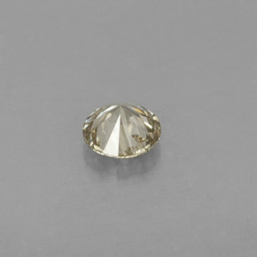 Diamant jaune naturelle coupe roude, 0,21 ct, VS