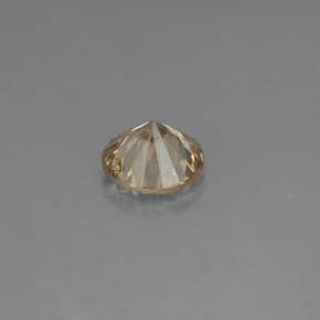Diamant jaune naturelle coupe roude, 0,18 ct, VS