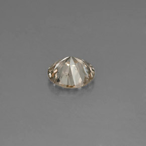 Diamant jaune naturelle coupe roude, 0,16 ct, VS