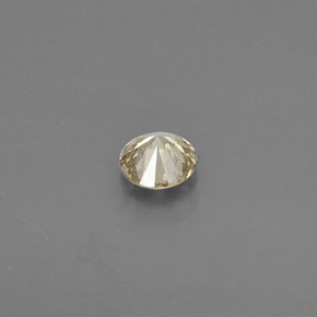 Diamant jaune naturelle coupe roude, 0,13 ct, VS