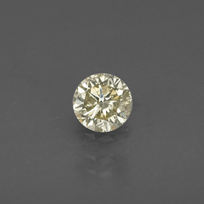 Diamant jaune naturelle coupe roude, 0,20 ct, VS