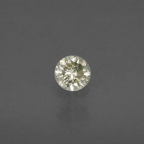 Diamant Champagne naturelle Coupe roude, 0.19 ct, VS