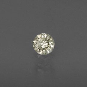 Diamant Champagne naturelle Coupe roude, 0.19 ct, VS