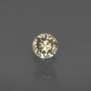 Diamant jaune naturelle coupe roude, 0,17 ct, VS