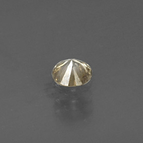 Diamant jaune naturelle coupe roude, 0,17 ct, VS