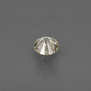 Diamant Champagne naturelle Coupe roude, 0.18 ct, VS