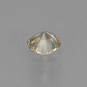 Diamant jaune naturelle coupe roude, 0,14 ct, VS