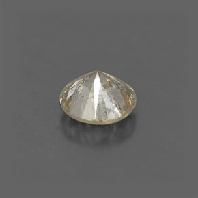 Diamant jaune naturelle coupe roude, 0,20 ct, VS-SI