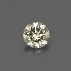 Diamant Champagne naturelle Coupe roude, 0.20 ct, VVS-VS