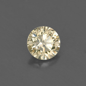 Diamant Champagne naturelle Coupe roude, 0.23 ct, VS