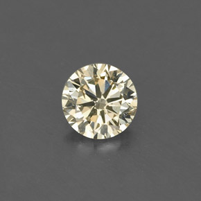Diamant Champagne naturelle Coupe roude, 0.15 ct, VS