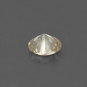Diamant Champagne naturelle Coupe roude, 0.15 ct, VS