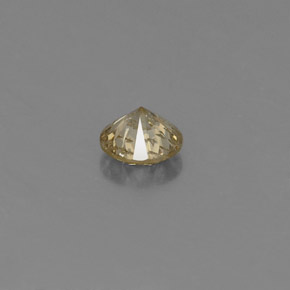 Diamant jaune naturelle coupe roude, 0,20 ct, VS