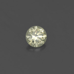 Diamant jaune naturelle coupe roude, 0,20 ct, VS